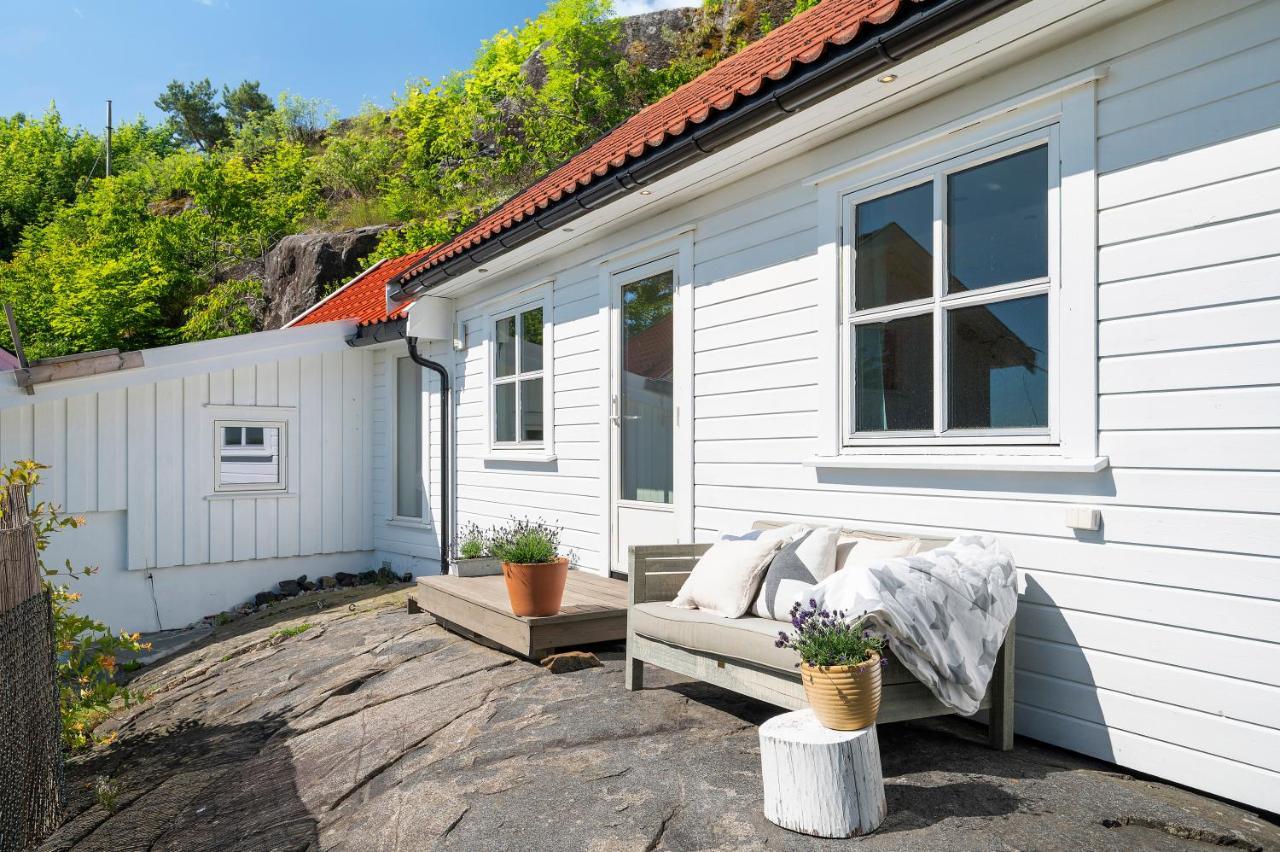 Kragero Hytte Havsutsikt Bagian luar foto